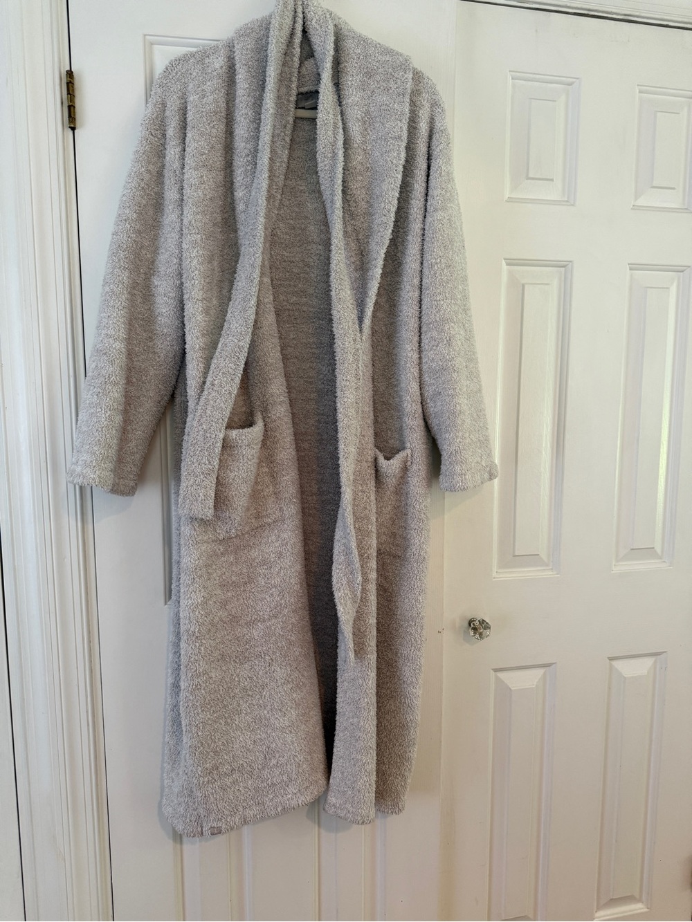 Barefoot Dreams CozyChic Robe Heathered Gray Size 2